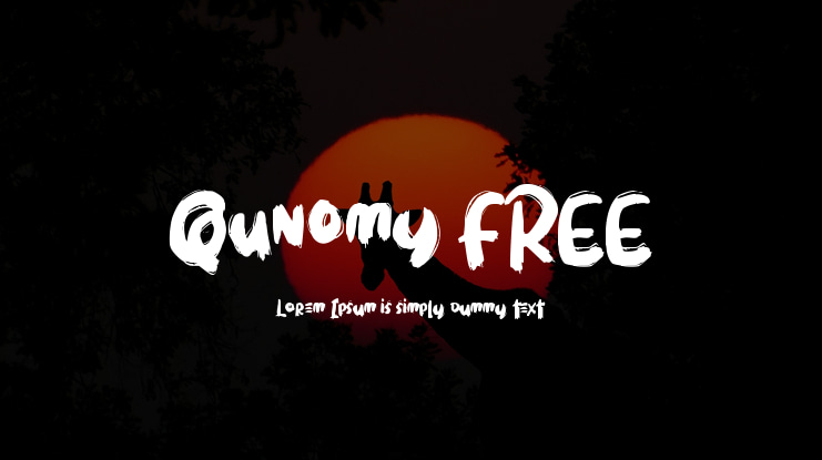 Qunomy FREE Font