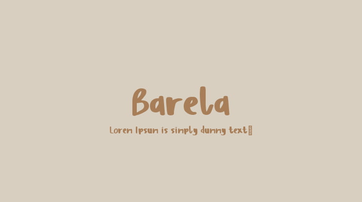 Barela Font