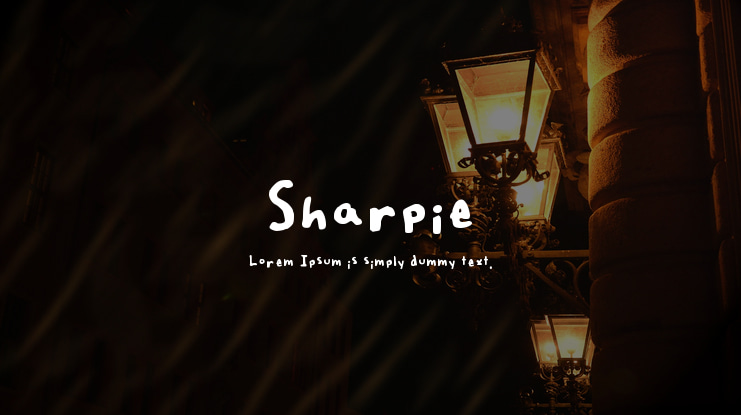 Sharpie Font