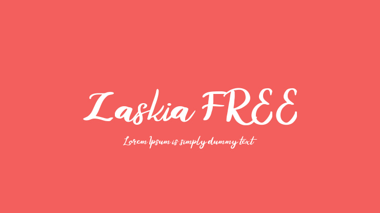 Zaskia FREE Font