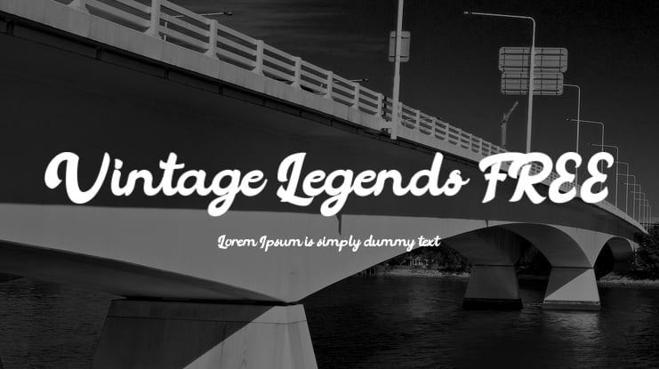 Vintage Legends FREE Font