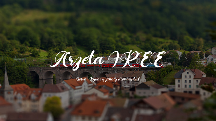 Arzeta FREE Font