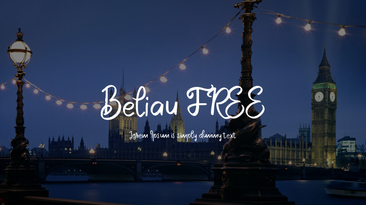 Beliau FREE Font