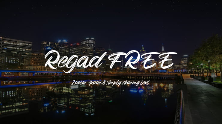 Regad FREE Font
