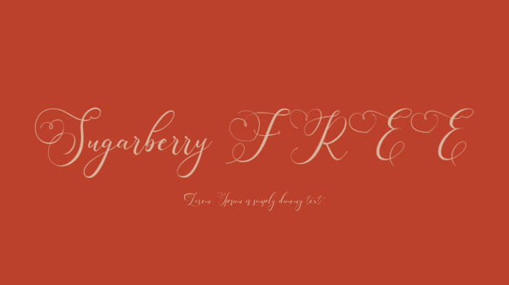 Sugarberry FREE Font