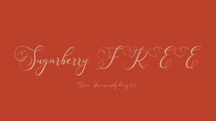 Sugarberry FREE Font