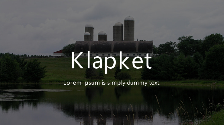 Klapket Font Family