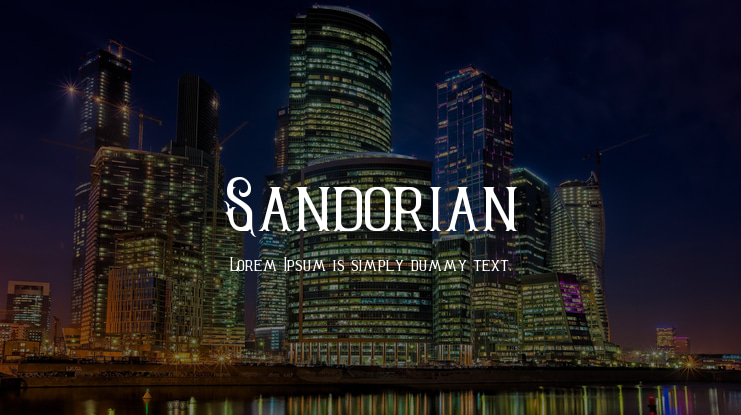 Sandorian Font