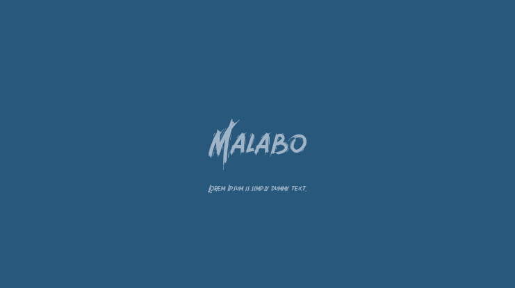 Malabo Font