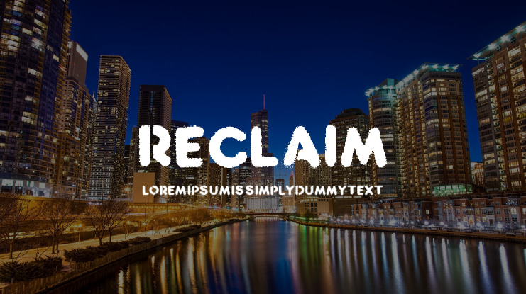 Reclaim Font
