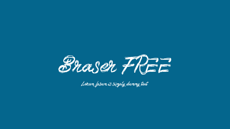 Braser FREE Font
