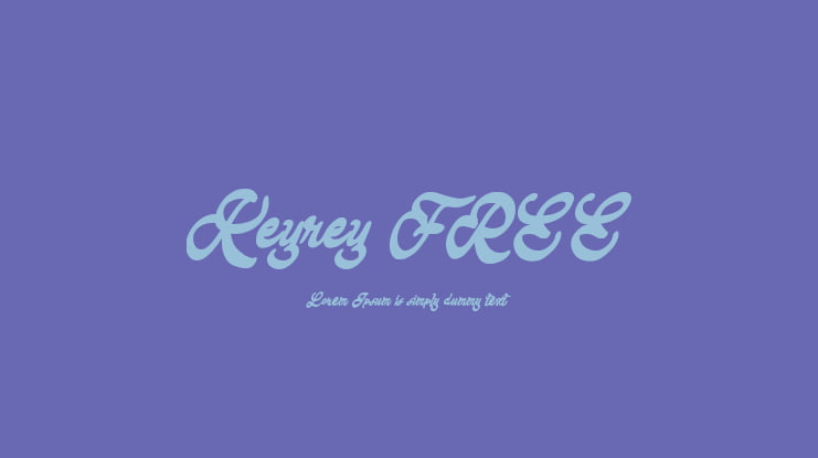 Keyrey FREE Font