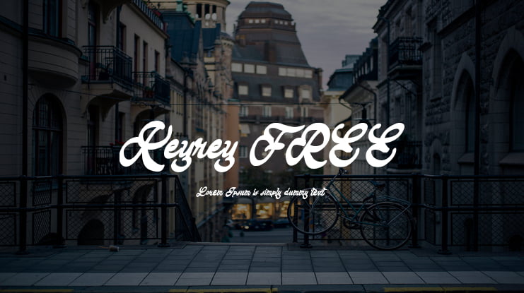 Keyrey FREE Font
