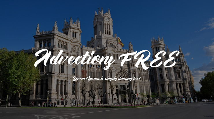 Advectionz FREE Font