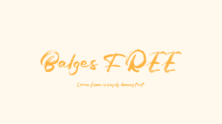 Balges FREE Font