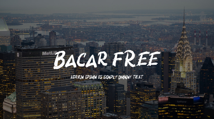 Bacar FREE Font