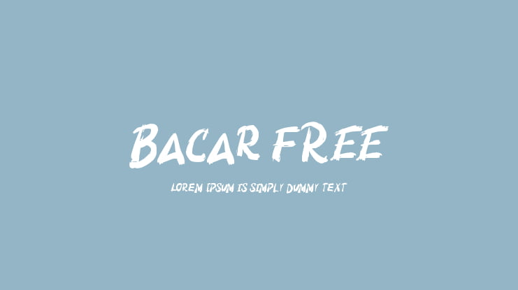 Bacar FREE Font