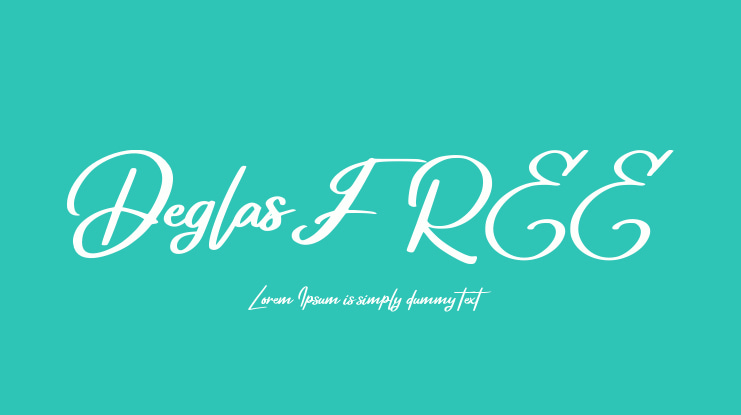 Deglas FREE Font
