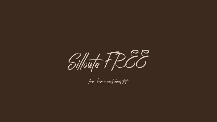 Silloute FREE Font