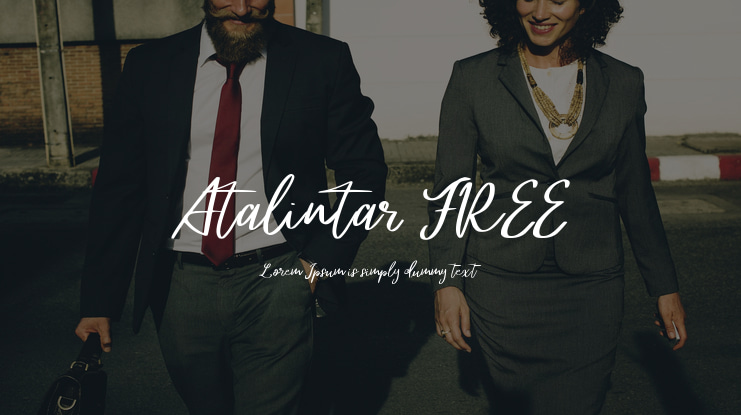 Atalintar FREE Font