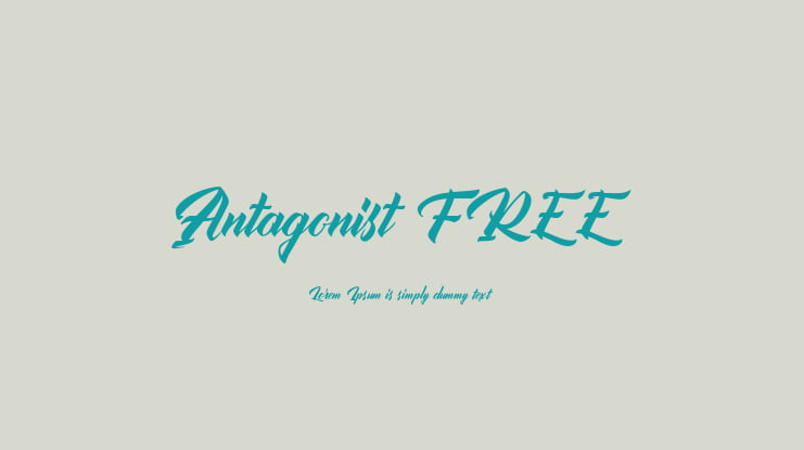 Antagonist FREE Font