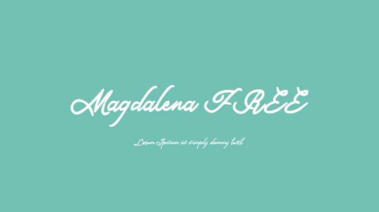 Magdalena FREE Font