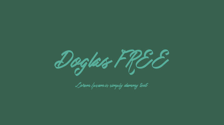 Doglas FREE Font