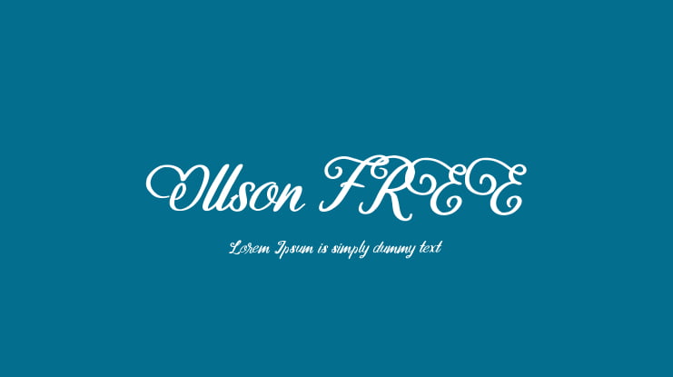 Ollson FREE Font
