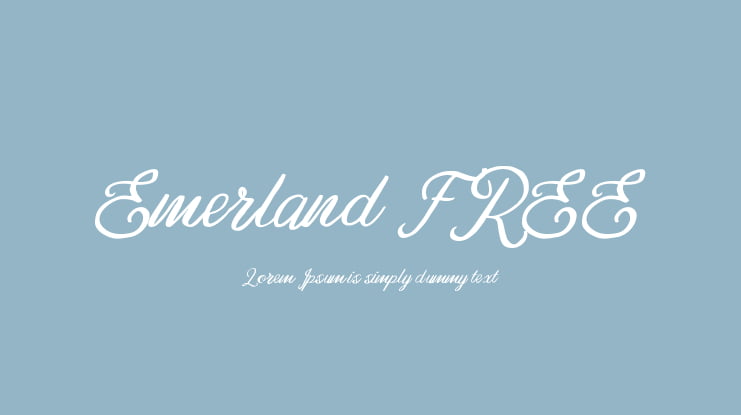 Emerland FREE Font