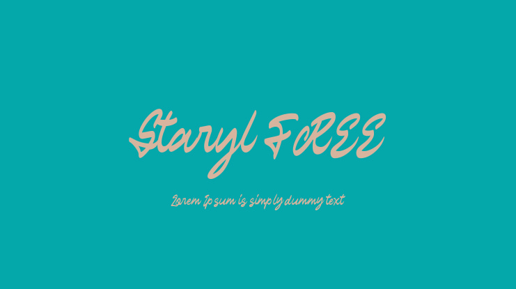 Staryl FREE Font