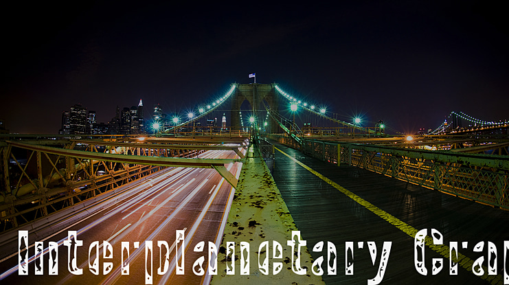 Interplanetary Crap Font