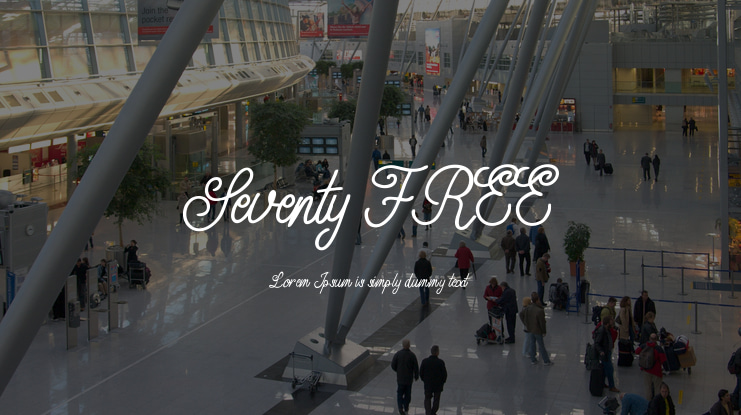 Seventy FREE Font