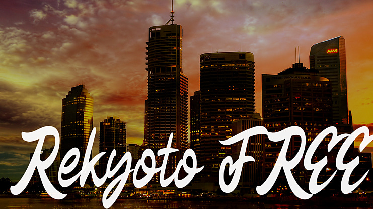 Rekyoto FREE Font