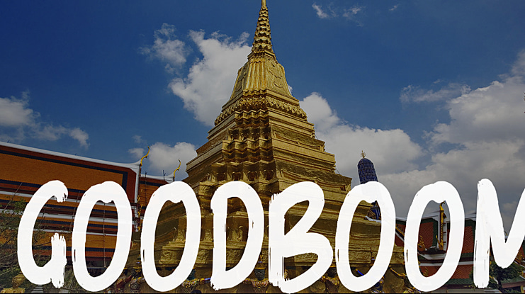 GoodBoom Font