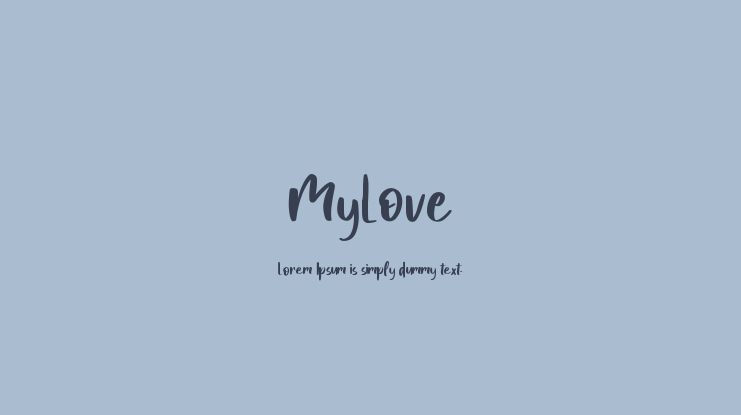 MyLove Font