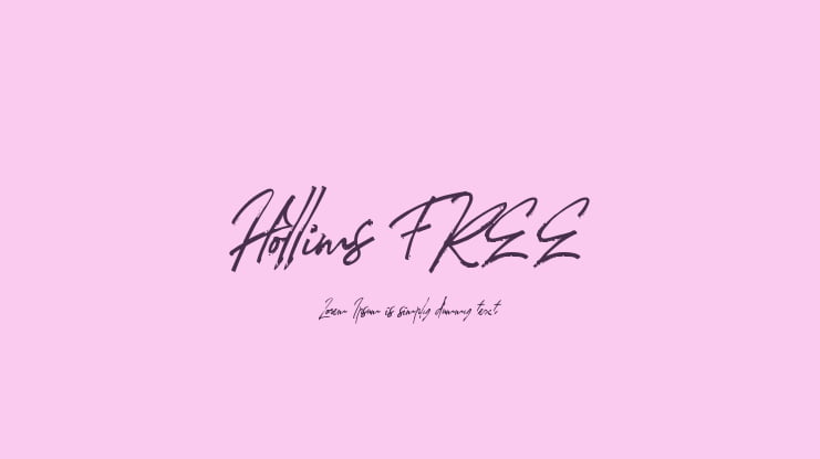 Hollims FREE Font