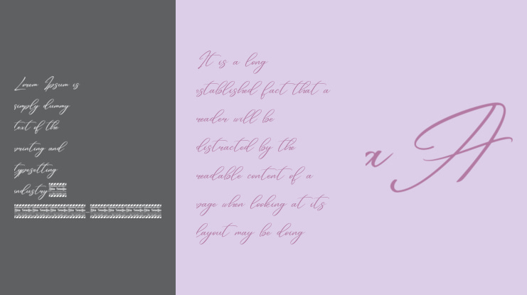 Andasia Personal Use Font