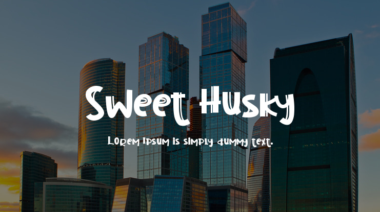 Sweet Husky Font