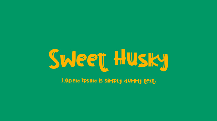 Sweet Husky Font
