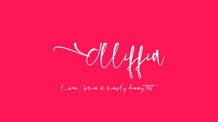Olliffia Font