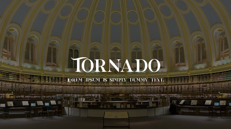 Tornado Font Family
