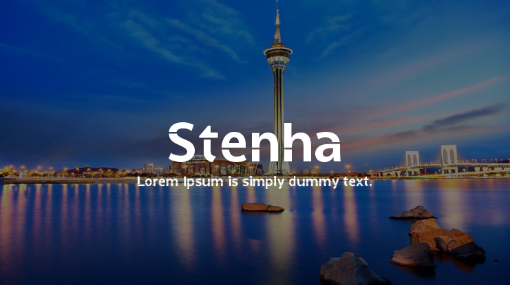 Stenha Font