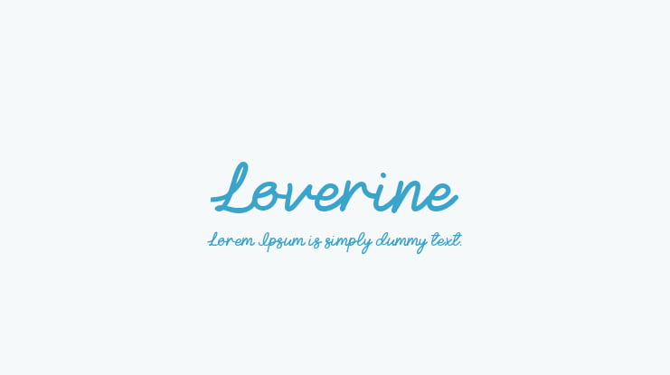 Loverine Font