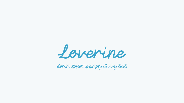 Loverine Font