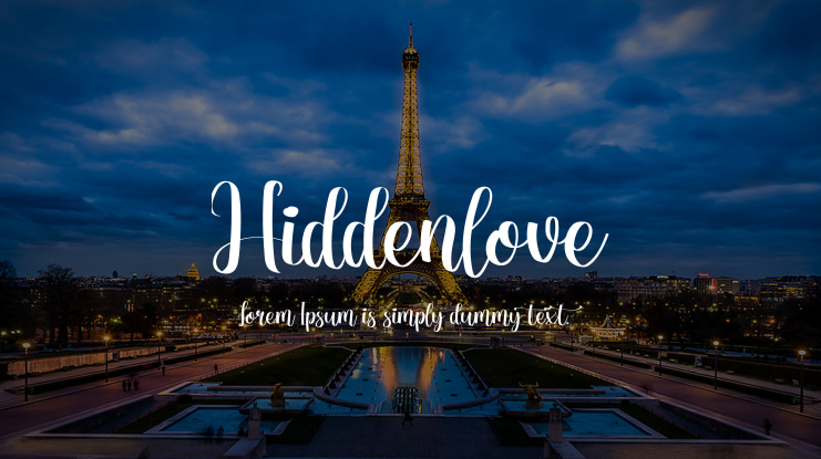 Hiddenlove Font