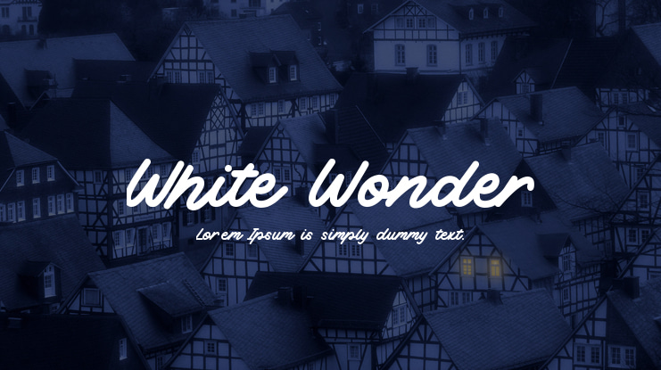 White Wonder Font