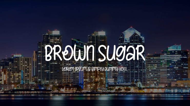 Brown Sugar Font Family