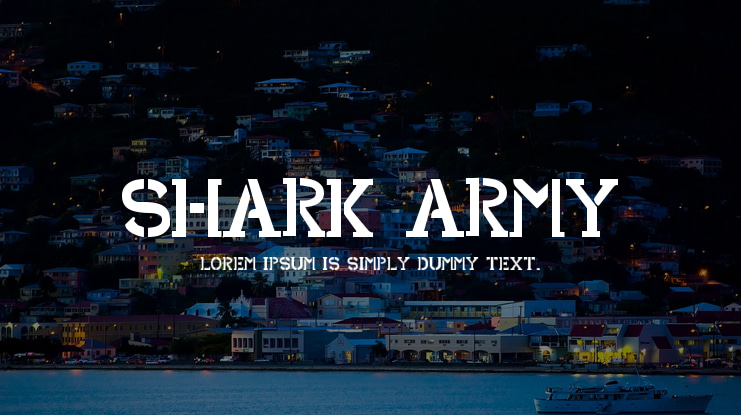 Shark Army Font