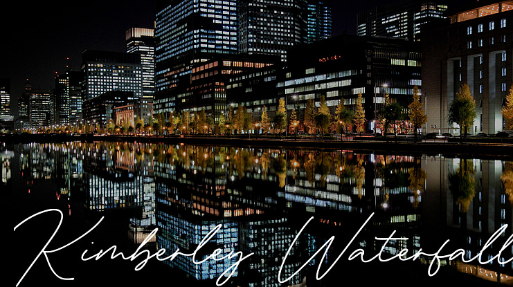Kimberley Waterfall Font