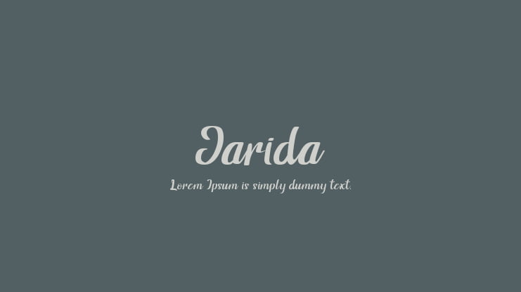Jarida Font